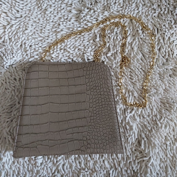 Asos snake print purse with gold chain strap - Picture 3 of 7